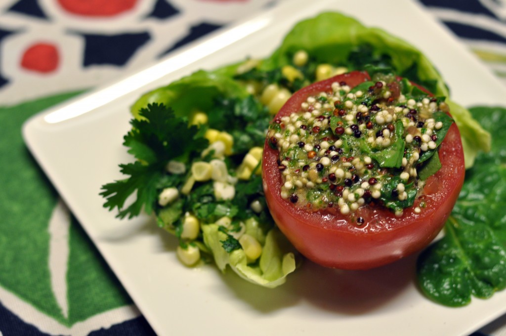 Quinoa Stuffed Tomatoes